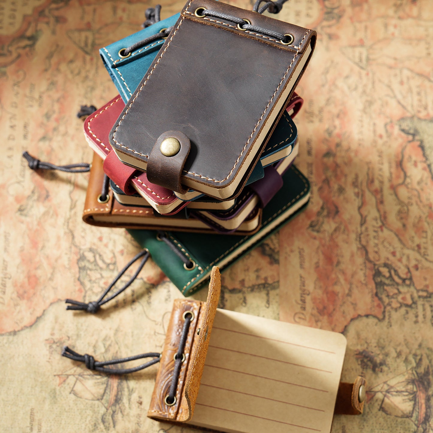 Handmade Mini Leather Bound Journal