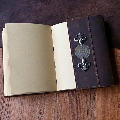 Handmade B6 Magic Circle Leather Bound Journal