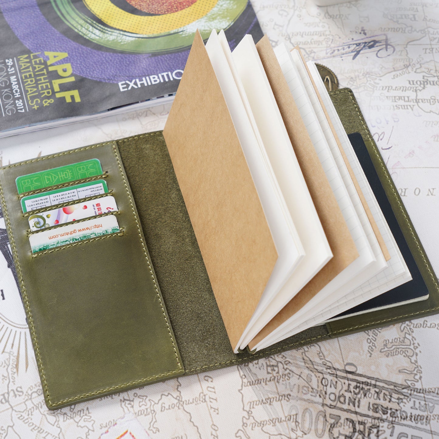 Handmade Upgraded Pocket Size Refillable Leather Journal