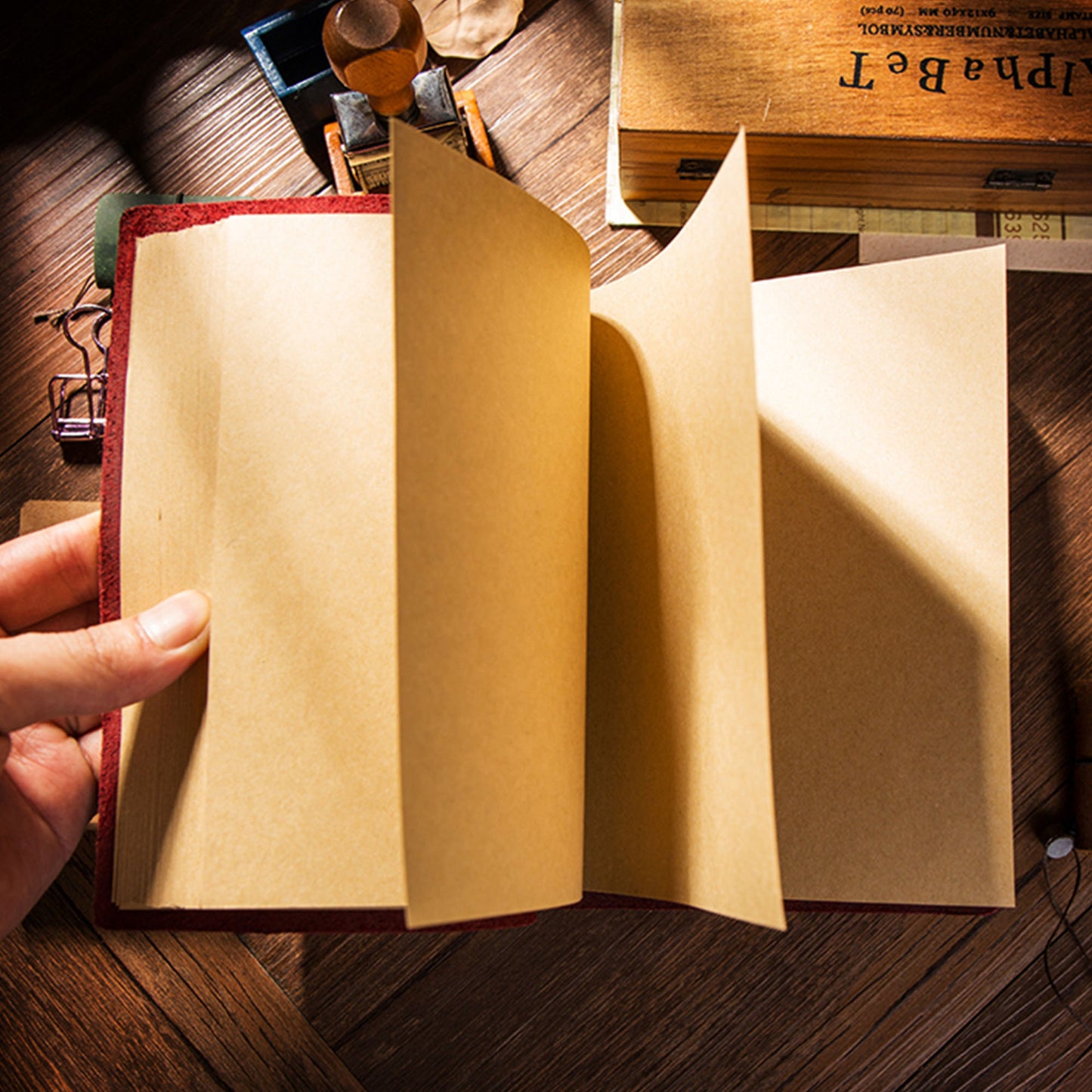 Handmade Rectangle Leather Bound Journal