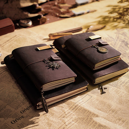 Handmade Passport Size Refillable Leather Journal