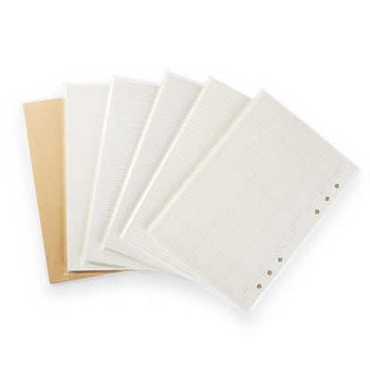 Replacement 6 Ring Binder Planner A5 Notebook Paper