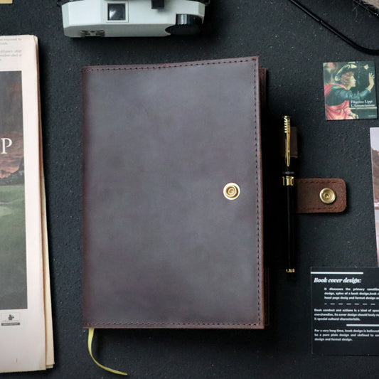 Handmade Retro B5 Leather Journal Cover