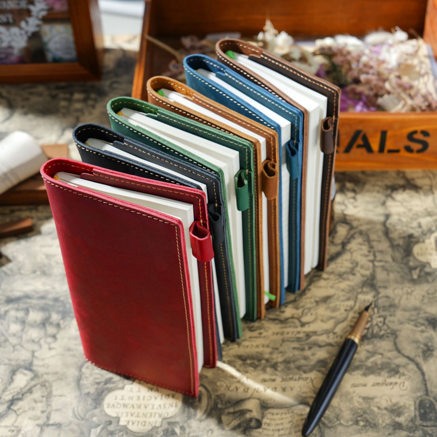 Handmade Weeks Leather Journal Cover