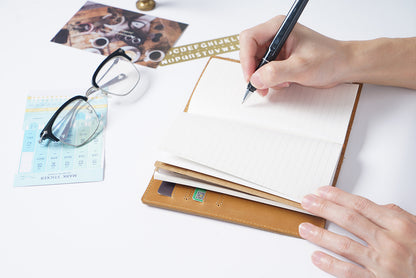 Handmade Upgraded Pocket Size Refillable Leather Journal