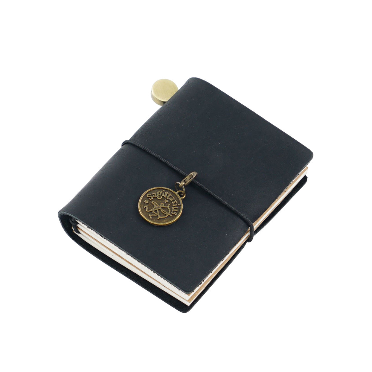 Handmade Mini Crazy Horse Leather Refillable Journal