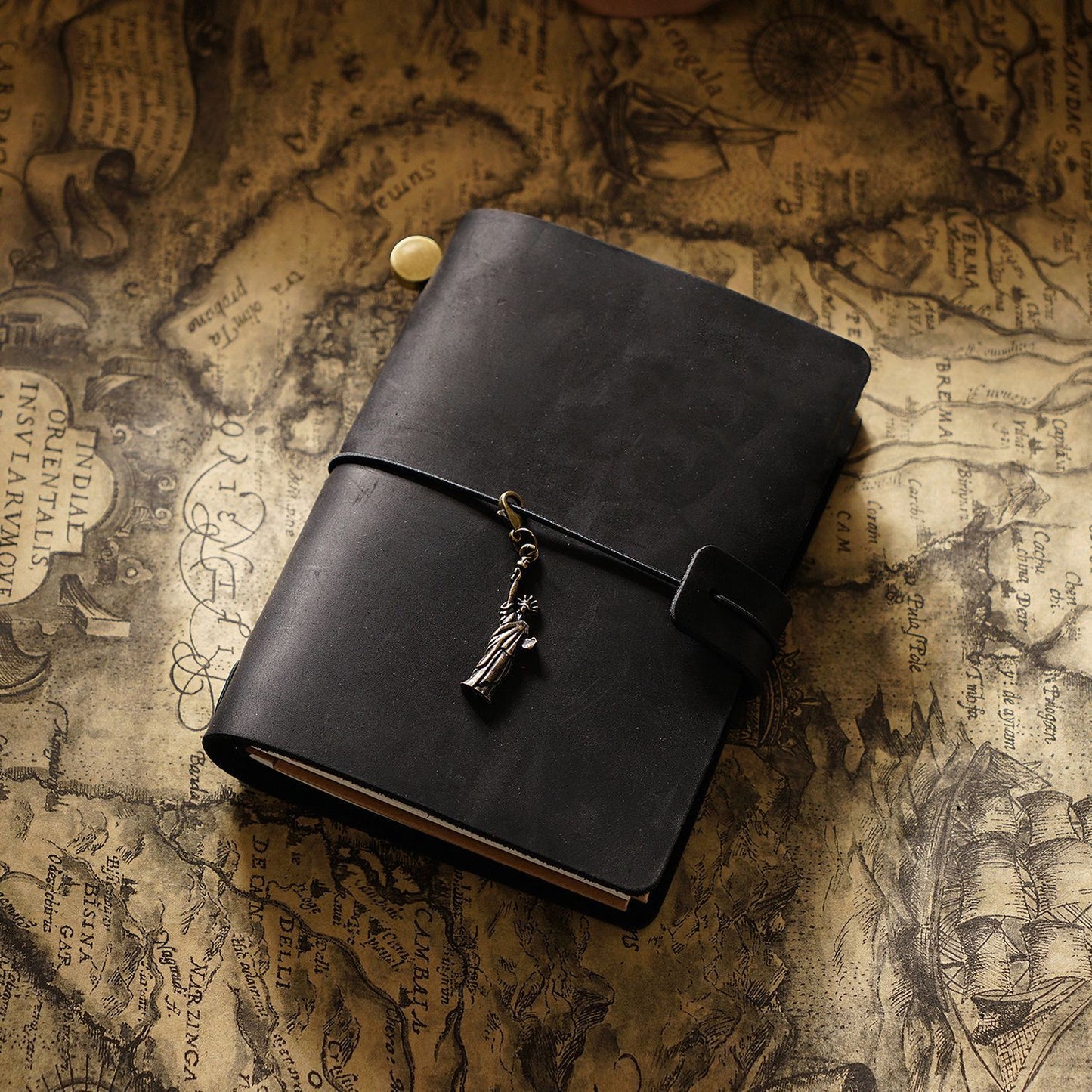 Handmade Passport Size Refillable Leather Journal