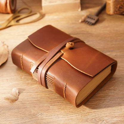 Handmade A7 Leather Bound Journal