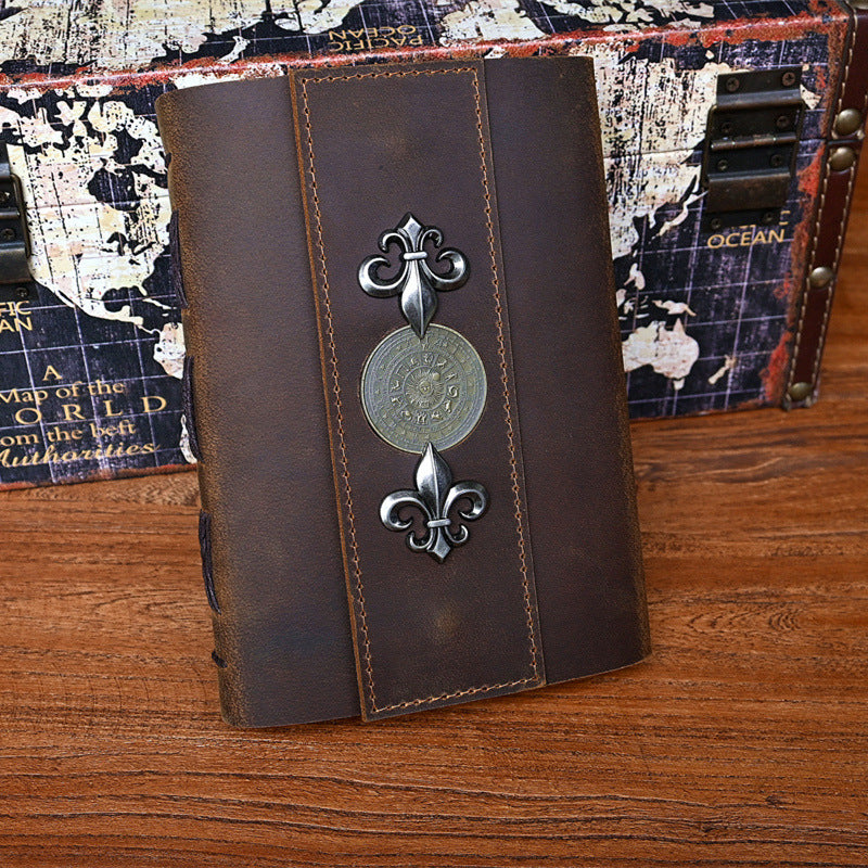 Handmade B6 Magic Circle Leather Bound Journal