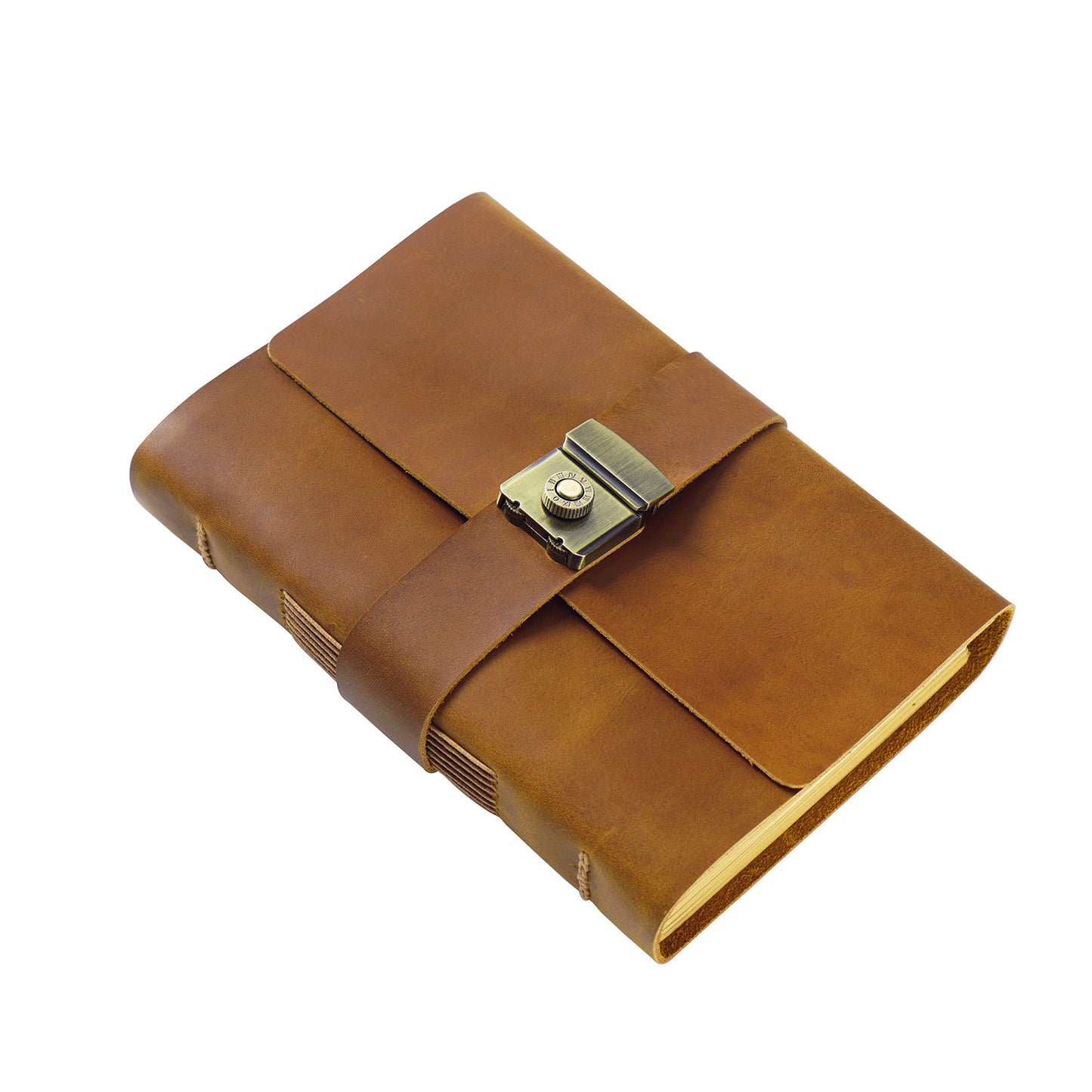 Handmade Password Lock A5 Leather Bound Journal