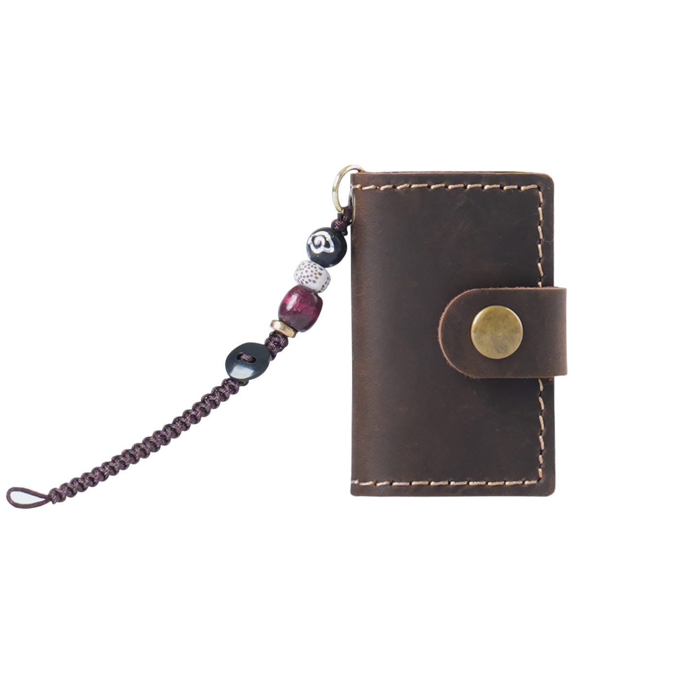 Handmade Bag Charm Leather Refillable Journal