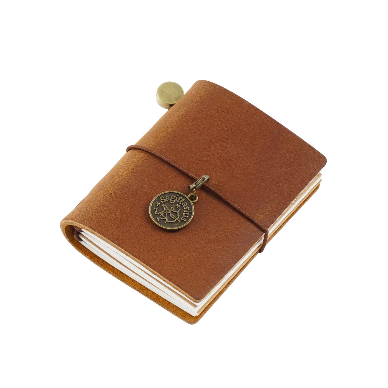 Handmade Mini Crazy Horse Leather Refillable Journal