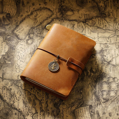 Handmade Passport Size Refillable Leather Journal