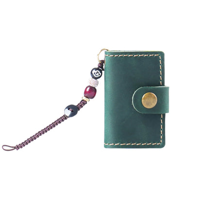 Handmade Bag Charm Leather Refillable Journal