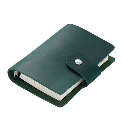 Handmade 5 Ring Binder A8 Leather Journal