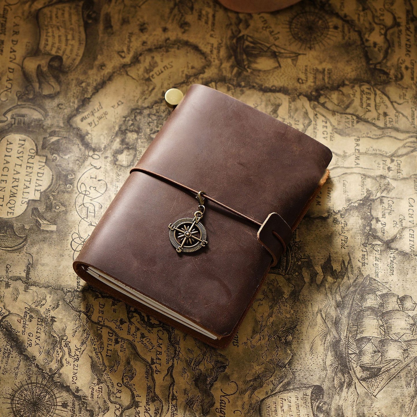 Handmade Passport Size Refillable Leather Journal