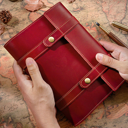 Handmade A5 Passenger Leather Journal Cover