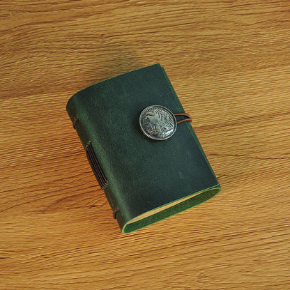 Handmade Colorful A7 Leather Bound Journal