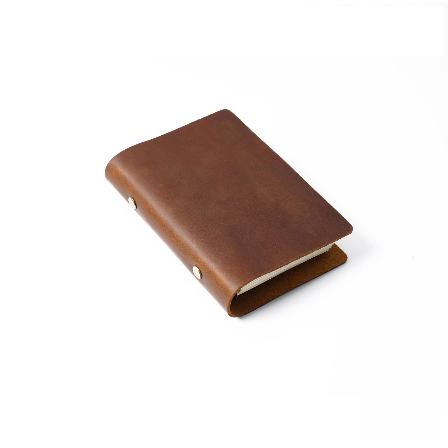 Handmade 6 Ring Binder A7 Leather Journal