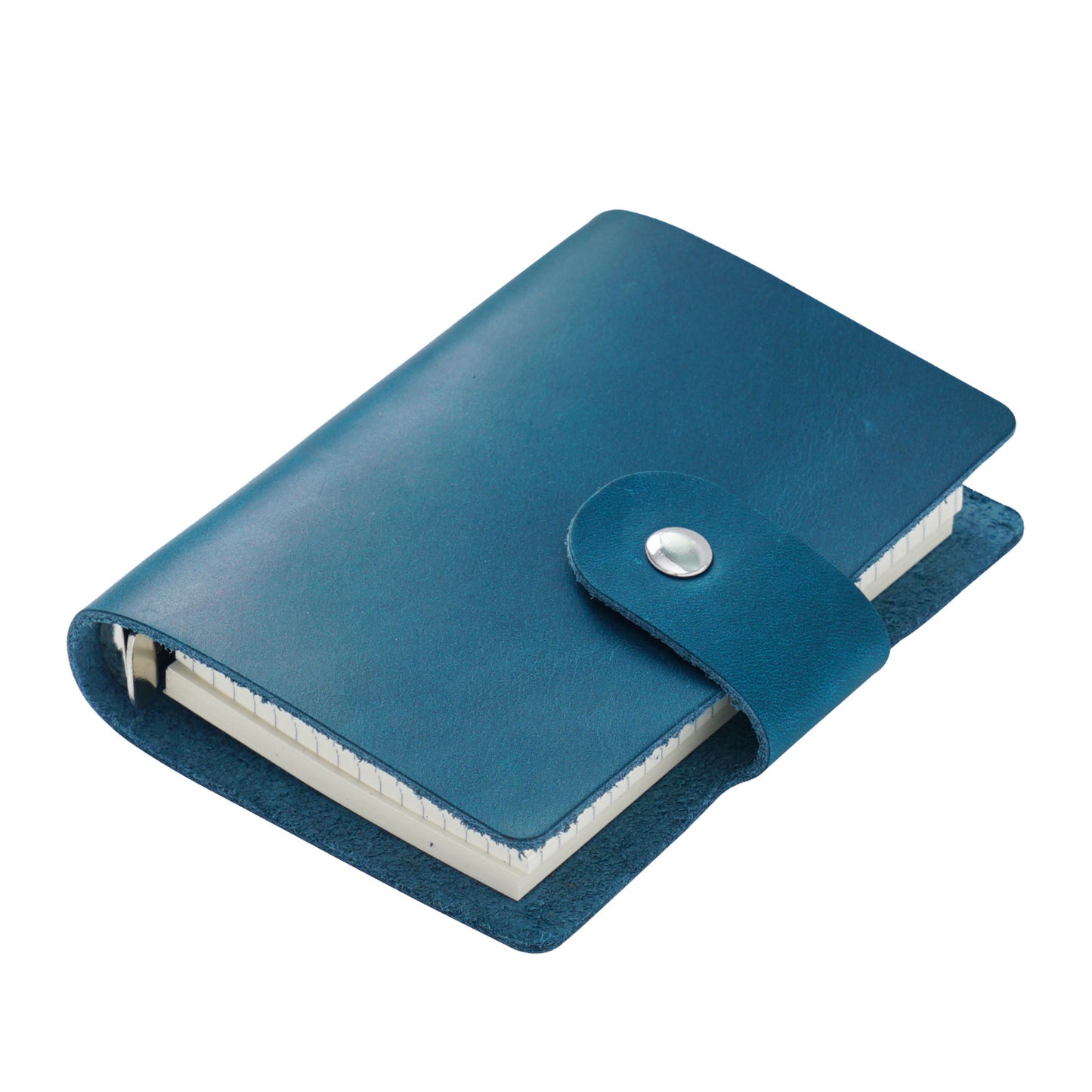 Handmade 5 Ring Binder A8 Leather Journal