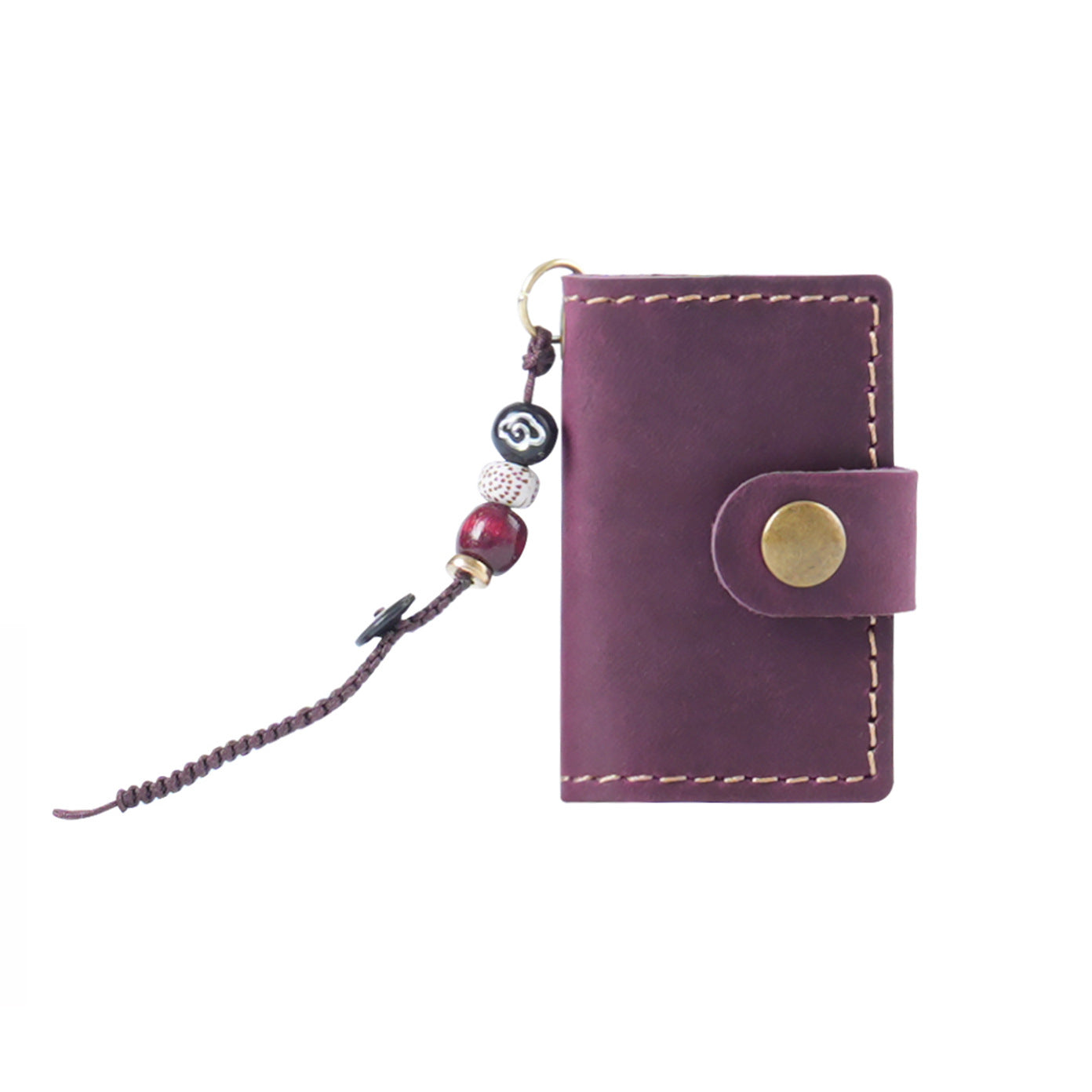 Handmade Bag Charm Leather Refillable Journal