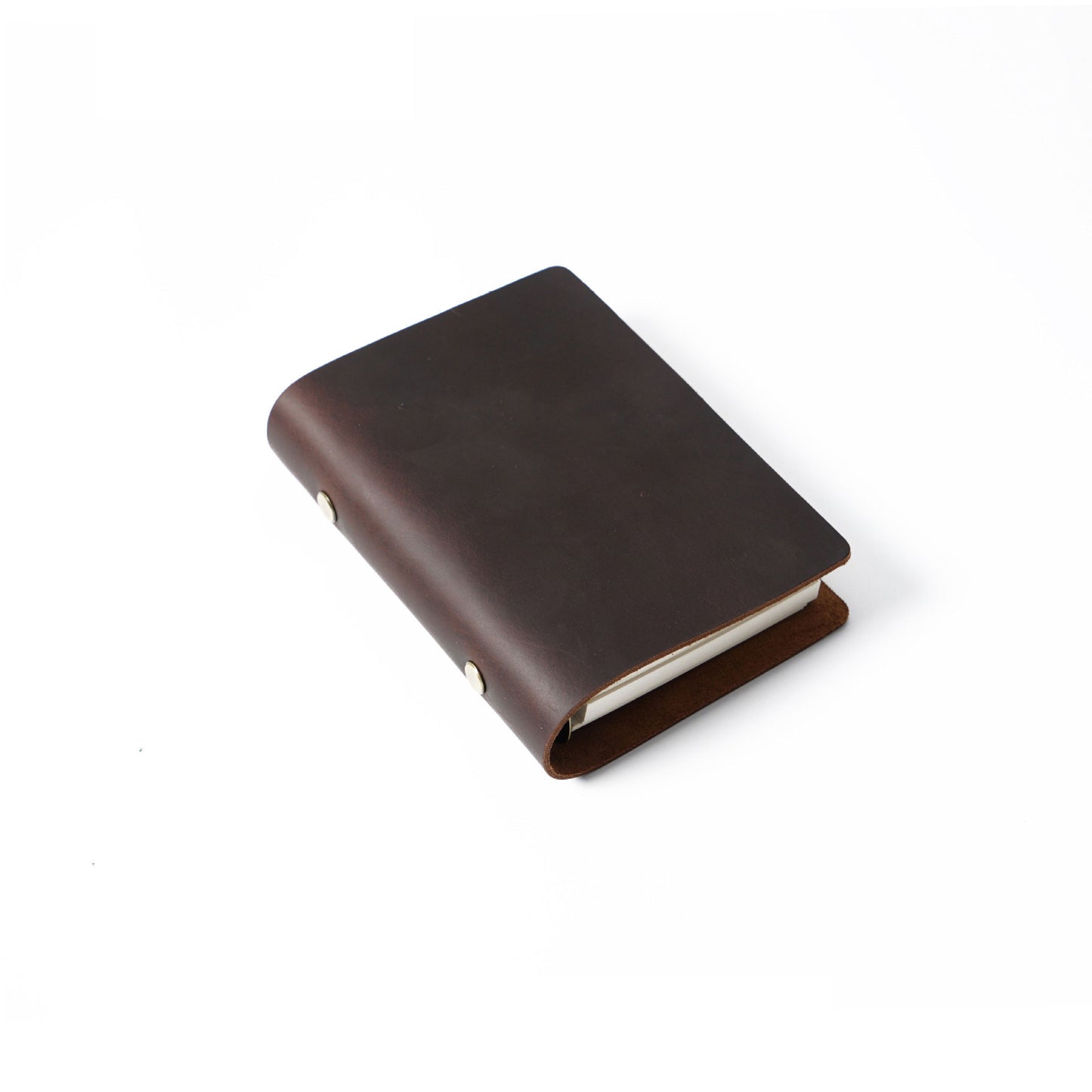 Handmade 6 Ring Binder A7 Leather Journal