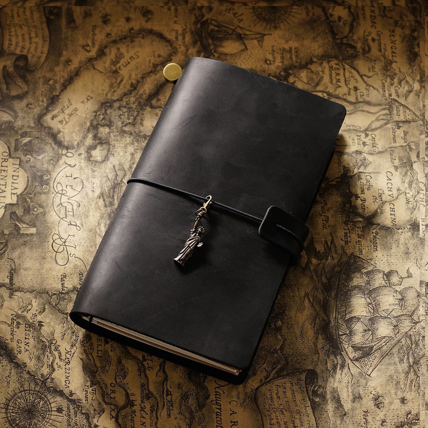 Handmade Pocket Size Refillable Leather Journal