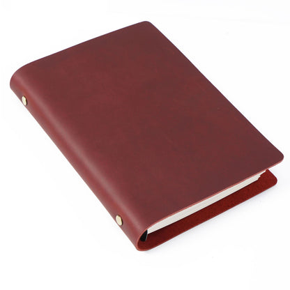 Handmade 6 Ring Binder A5 Leather Journal