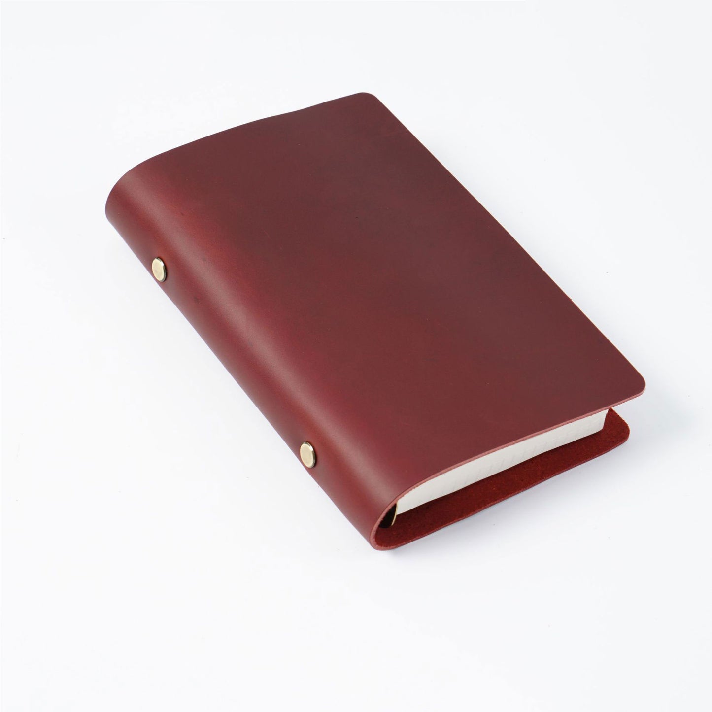 Handmade 6 Ring Binder A6 Leather Journal