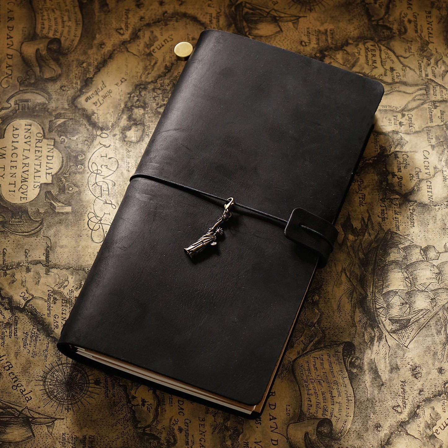 Handmade Regular Size Refillable Leather Journal