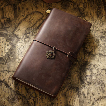 Handmade Regular Size Refillable Leather Journal