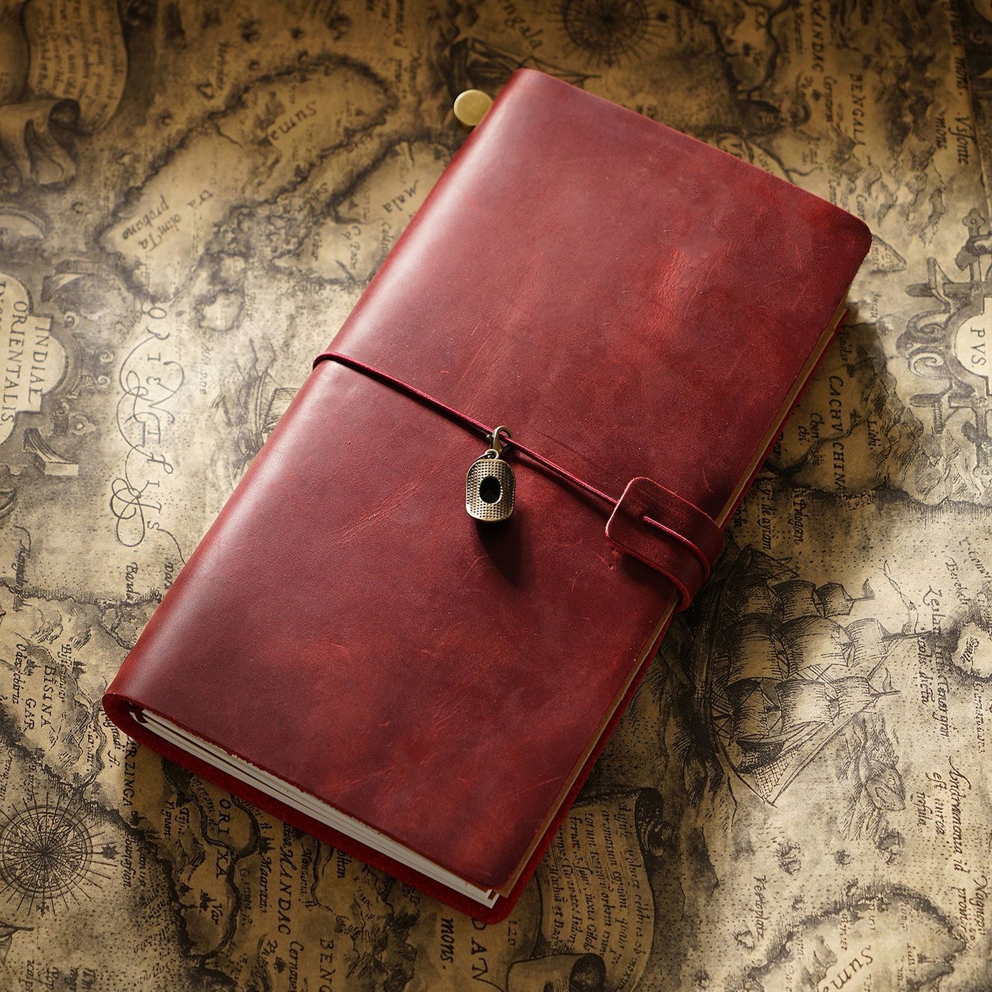 Handmade Regular Size Refillable Leather Journal