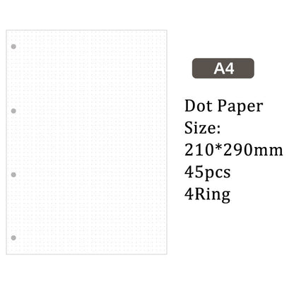 Replacement 4 Ring Binder A4 Notebook Paper